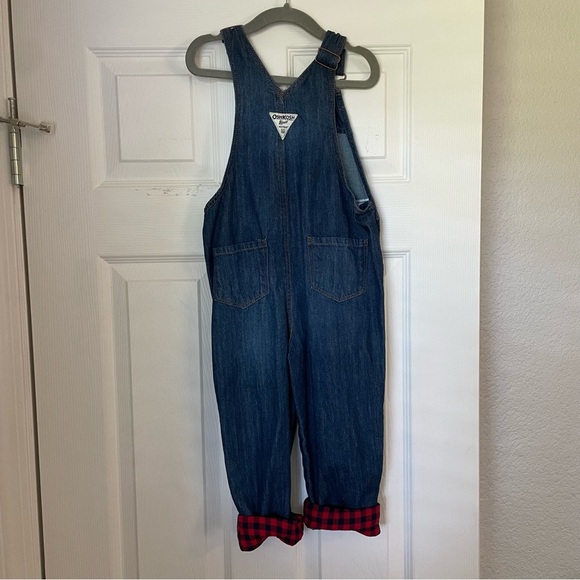 OshKosh B'gosh Blue Classic Denim Overalls - Picture 2 of 4